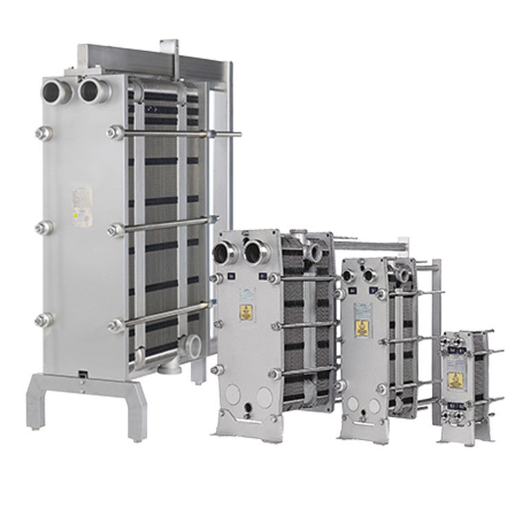 Rising Film Gasketed Plate Heat Exchanger Electric Stacked Water To Water